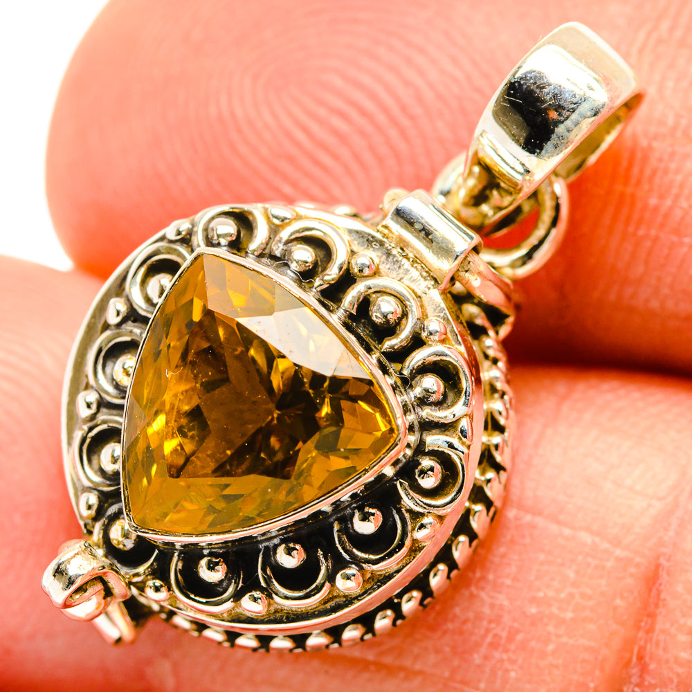 Citrine Pendants handcrafted by Ana Silver Co - PD26917
