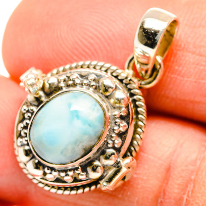 Larimar Pendants handcrafted by Ana Silver Co - PD26918