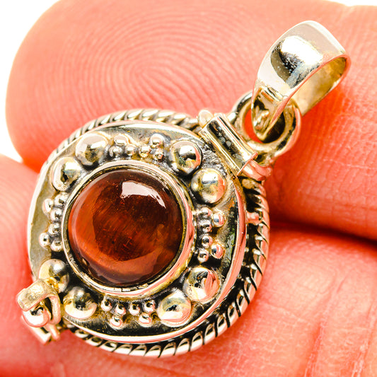 Red Tiger Eye Pendants handcrafted by Ana Silver Co - PD26921