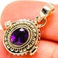 African Amethyst Pendants handcrafted by Ana Silver Co - PD26922