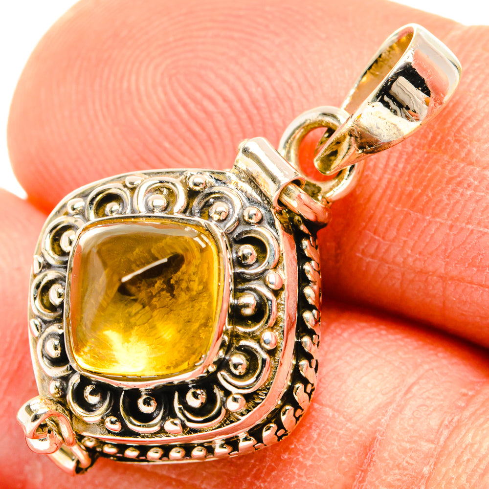 Citrine Pendants handcrafted by Ana Silver Co - PD26931