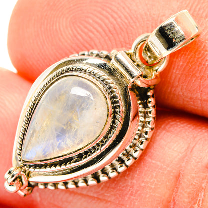 Rainbow Moonstone Pendants handcrafted by Ana Silver Co - PD26939