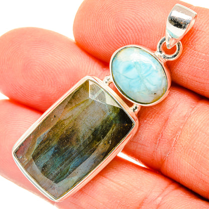 Labradorite Pendants handcrafted by Ana Silver Co - PD26948