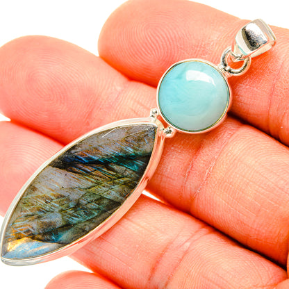 Labradorite Pendants handcrafted by Ana Silver Co - PD26951