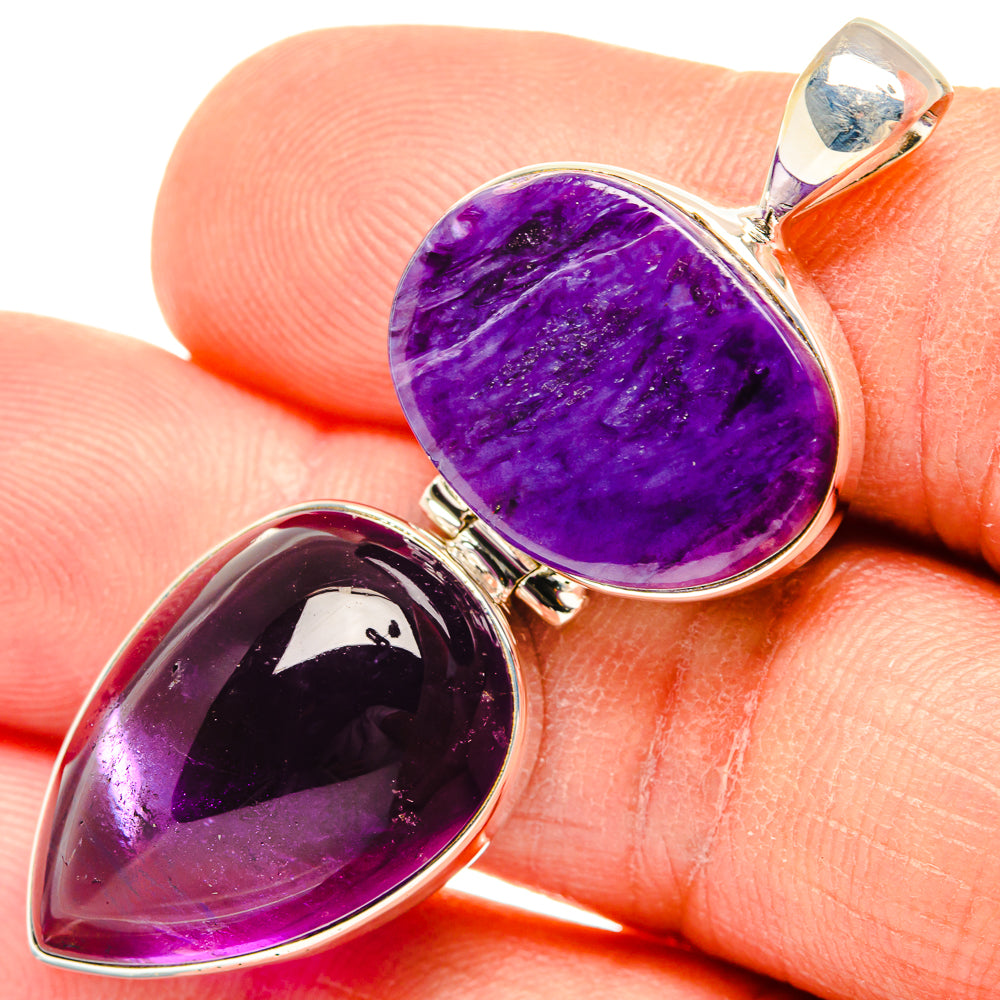 Amethyst Pendants handcrafted by Ana Silver Co - PD26961