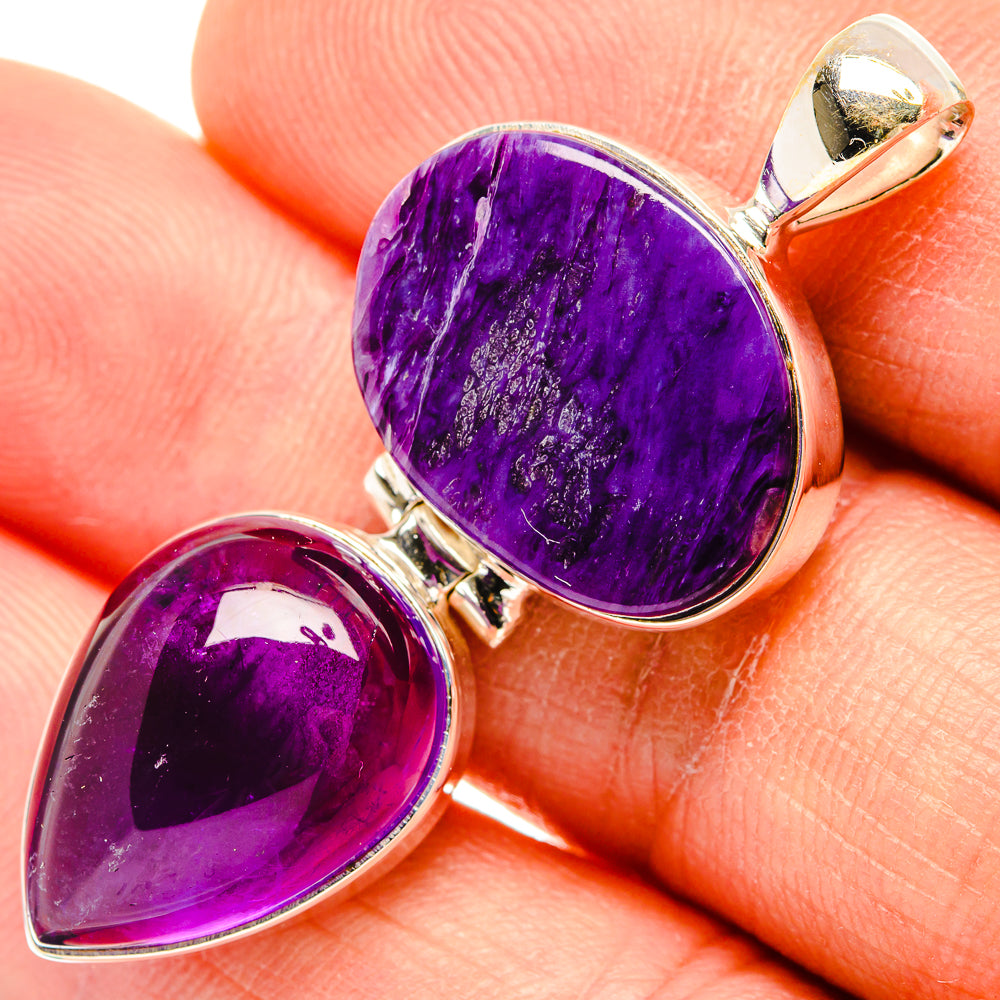 Amethyst Pendants handcrafted by Ana Silver Co - PD26962