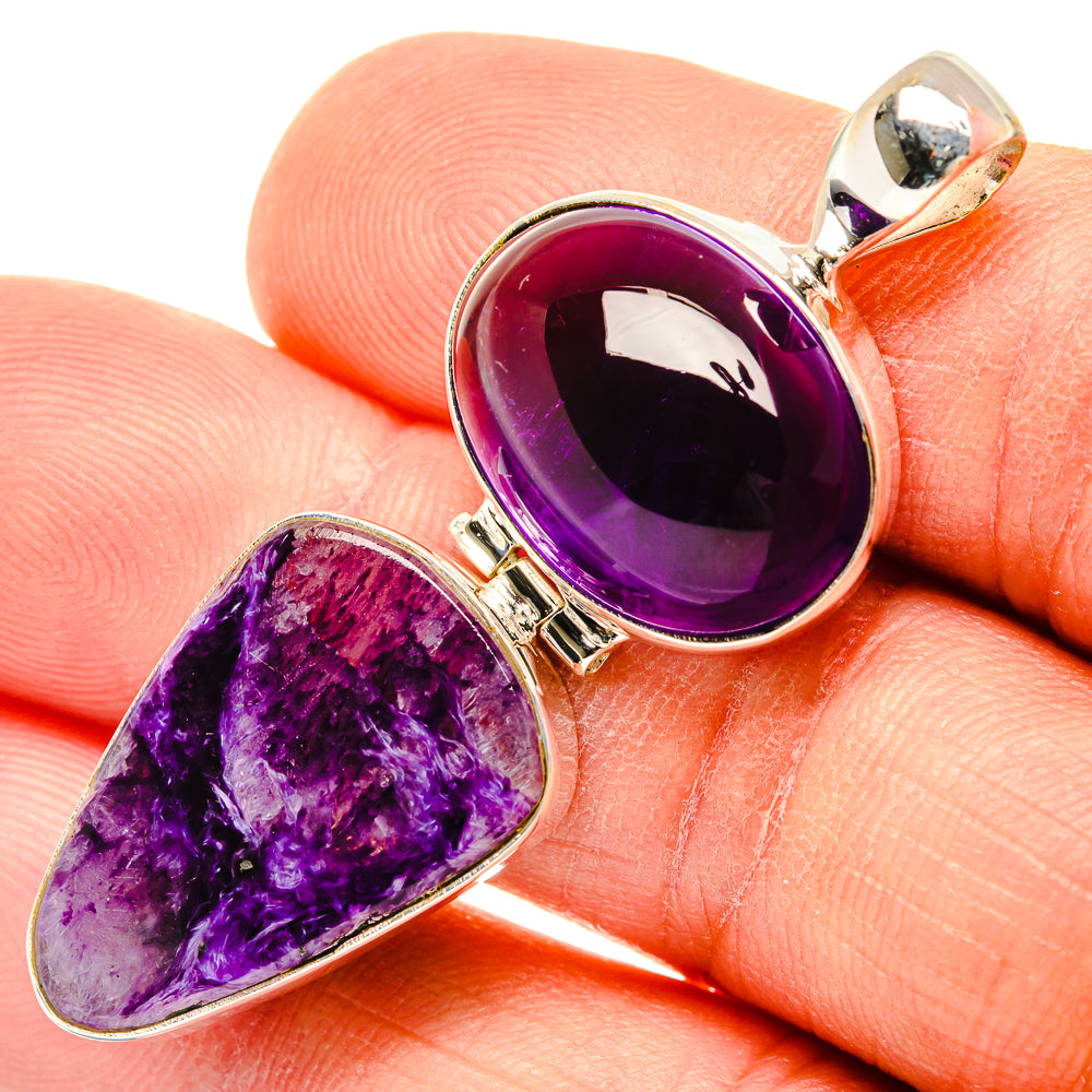 Amethyst Pendants handcrafted by Ana Silver Co - PD26963