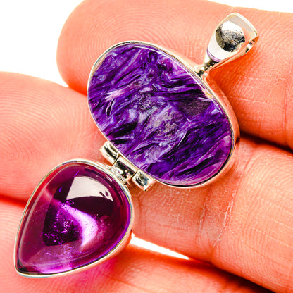 Amethyst Pendants handcrafted by Ana Silver Co - PD26965
