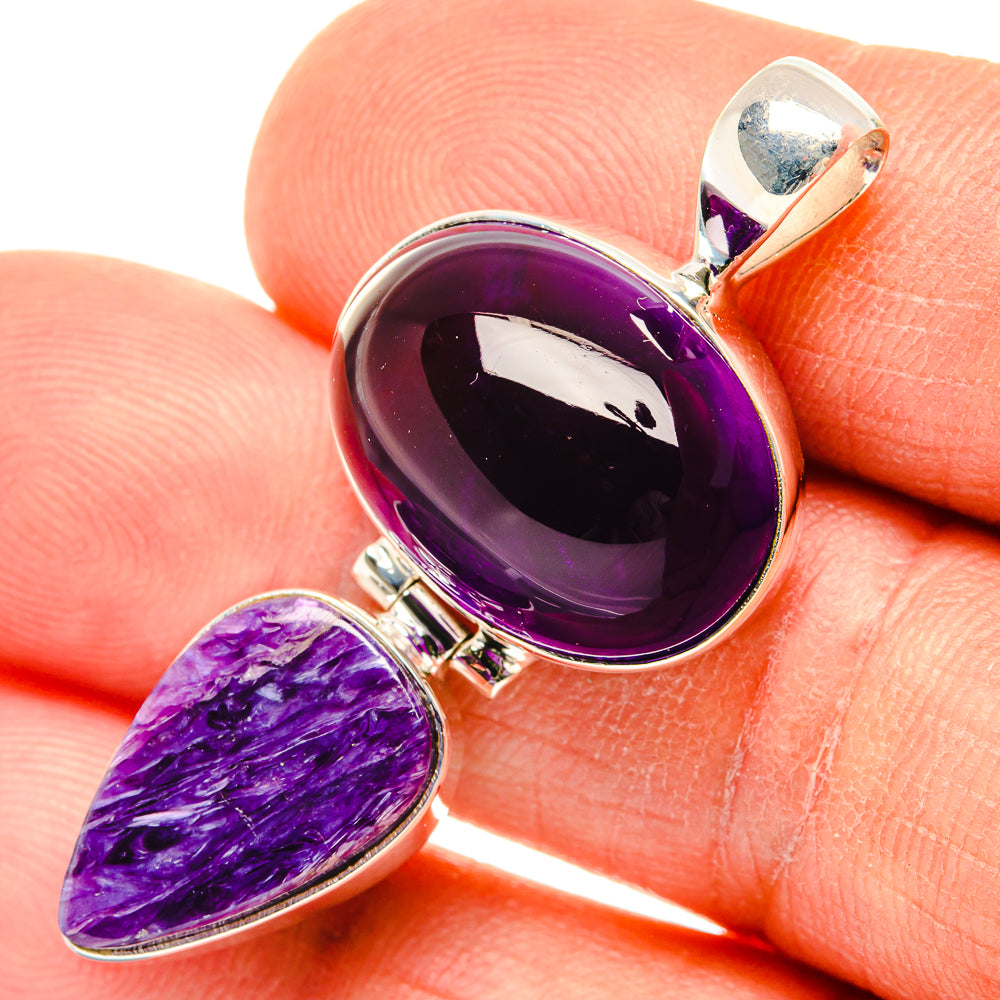 Amethyst Pendants handcrafted by Ana Silver Co - PD26966