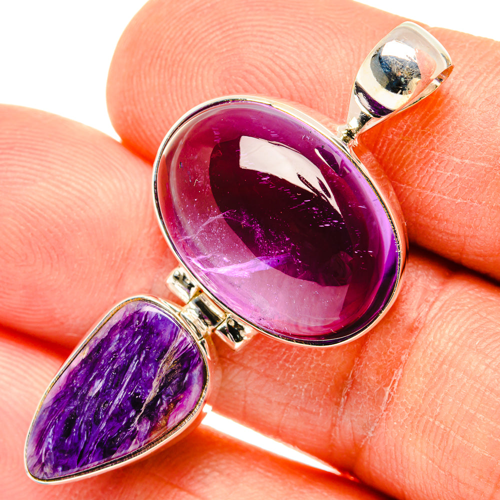 Amethyst Pendants handcrafted by Ana Silver Co - PD26968