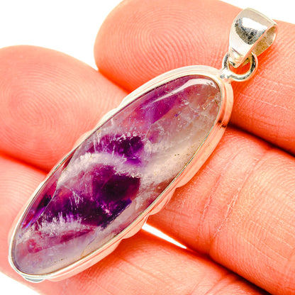 Chevron Amethyst Pendants handcrafted by Ana Silver Co - PD26971