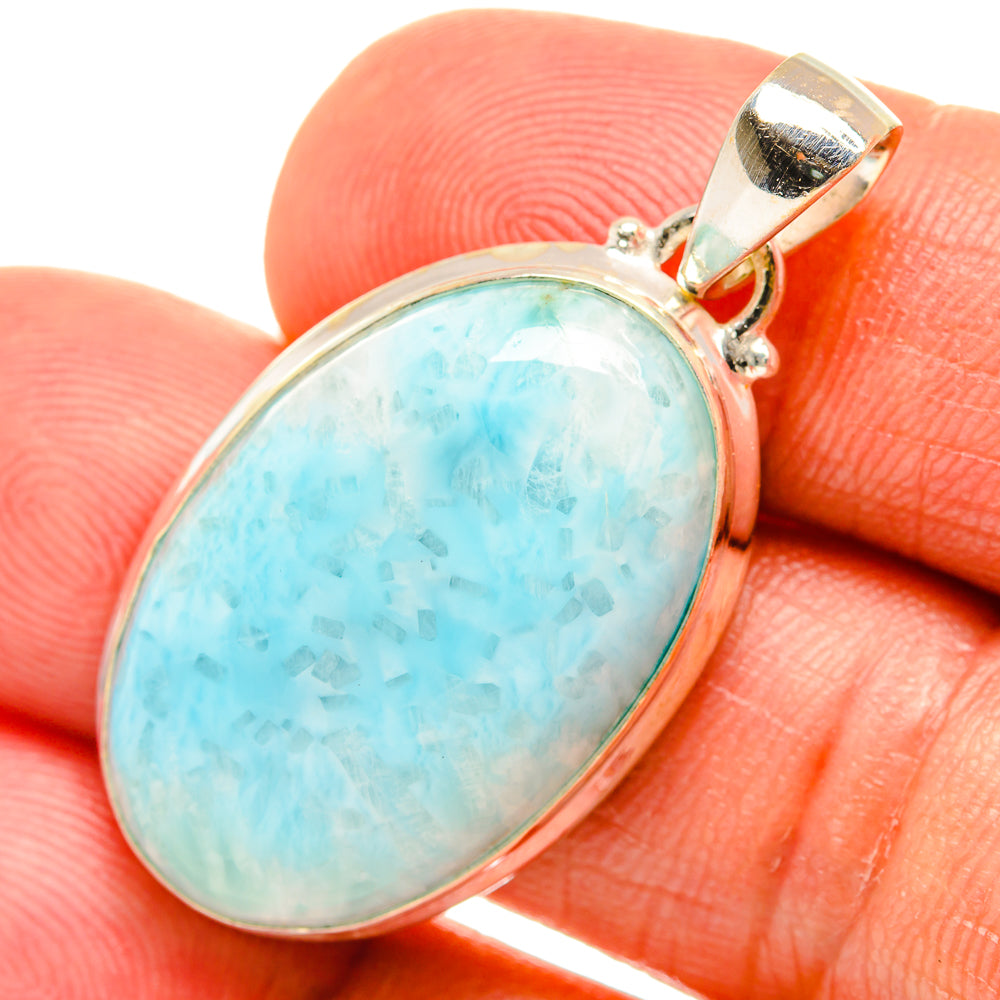 Larimar Pendants handcrafted by Ana Silver Co - PD26979