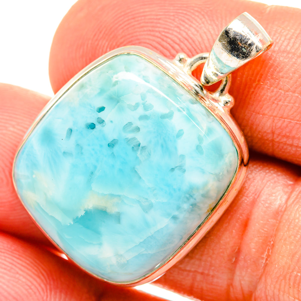 Larimar Pendants handcrafted by Ana Silver Co - PD26980