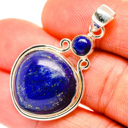 Lapis Lazuli Pendants handcrafted by Ana Silver Co - PD26984