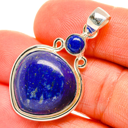 Lapis Lazuli Pendants handcrafted by Ana Silver Co - PD26989