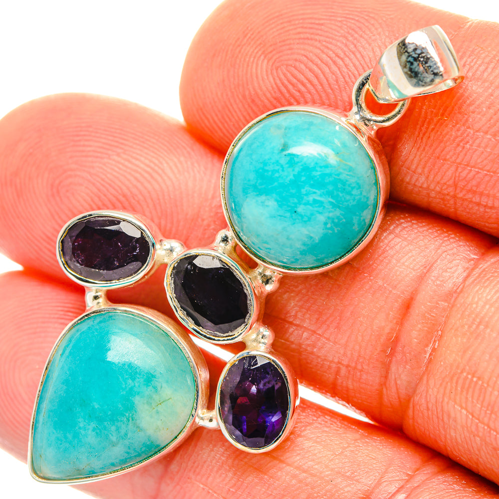 Larimar Pendants handcrafted by Ana Silver Co - PD26993