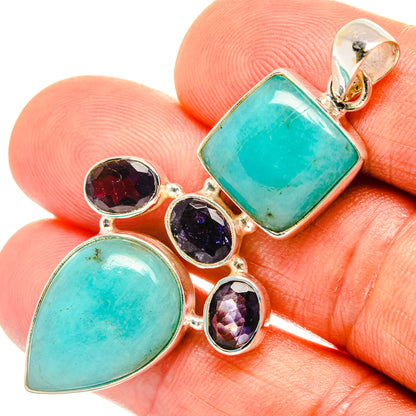 Larimar Pendants handcrafted by Ana Silver Co - PD26994