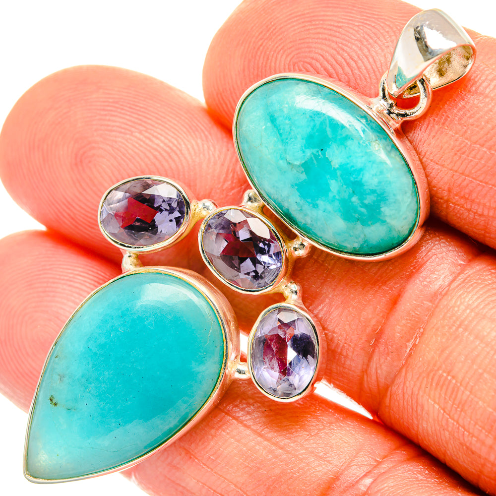 Larimar Pendants handcrafted by Ana Silver Co - PD26996