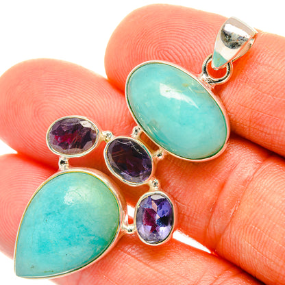 Larimar Pendants handcrafted by Ana Silver Co - PD26997
