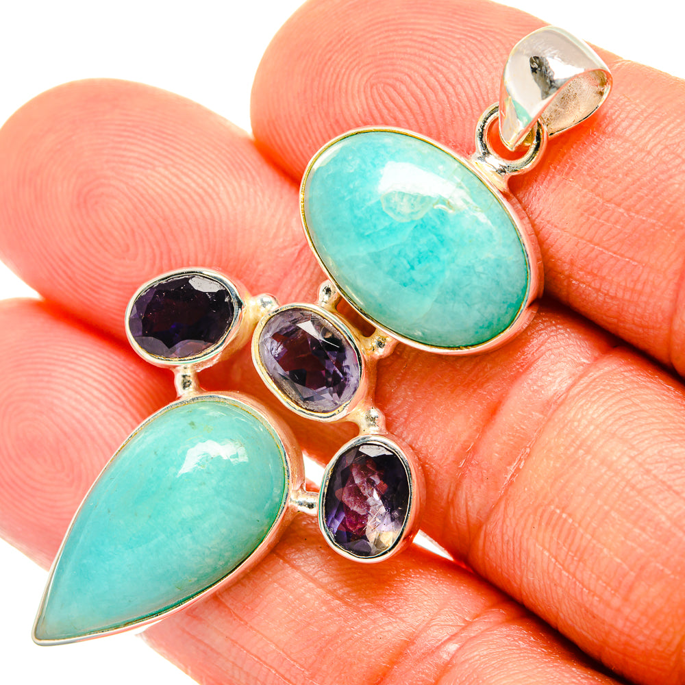 Larimar Pendants handcrafted by Ana Silver Co - PD26998