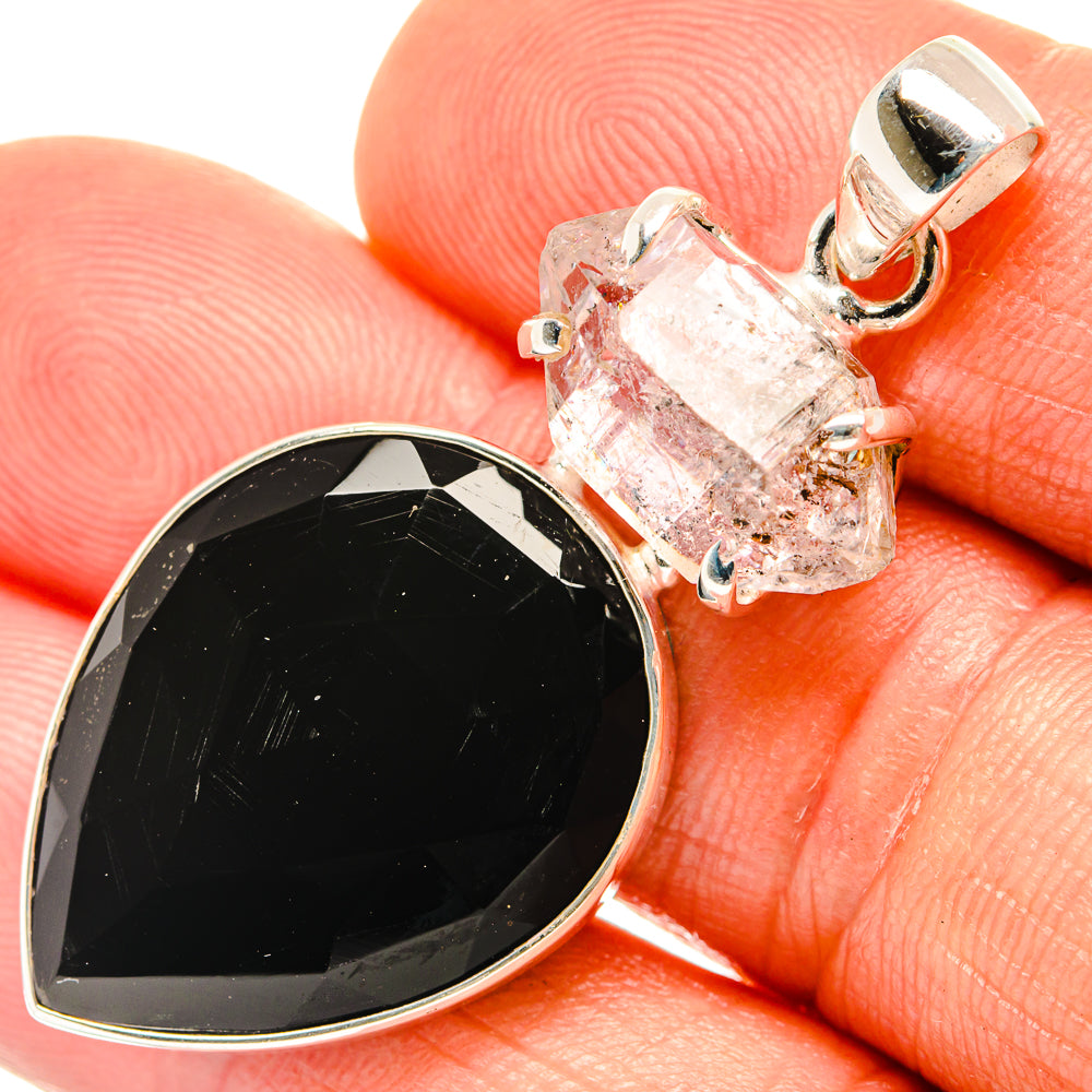 Black Onyx Pendants handcrafted by Ana Silver Co - PD26999
