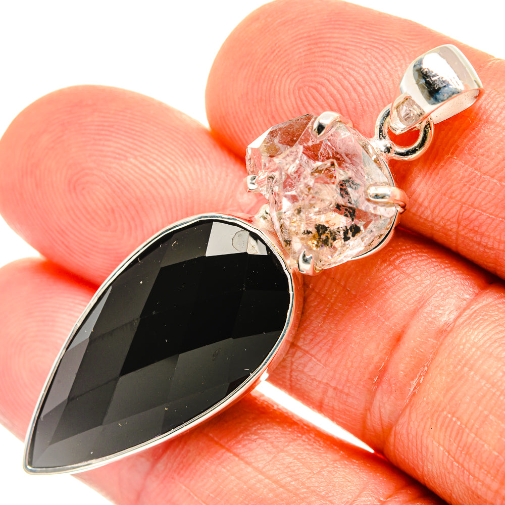 Black Onyx Pendants handcrafted by Ana Silver Co - PD27000