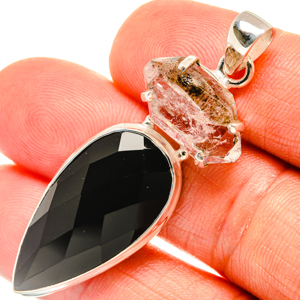 Black Onyx Pendants handcrafted by Ana Silver Co - PD27001