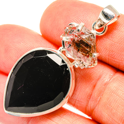 Black Onyx Pendants handcrafted by Ana Silver Co - PD27002