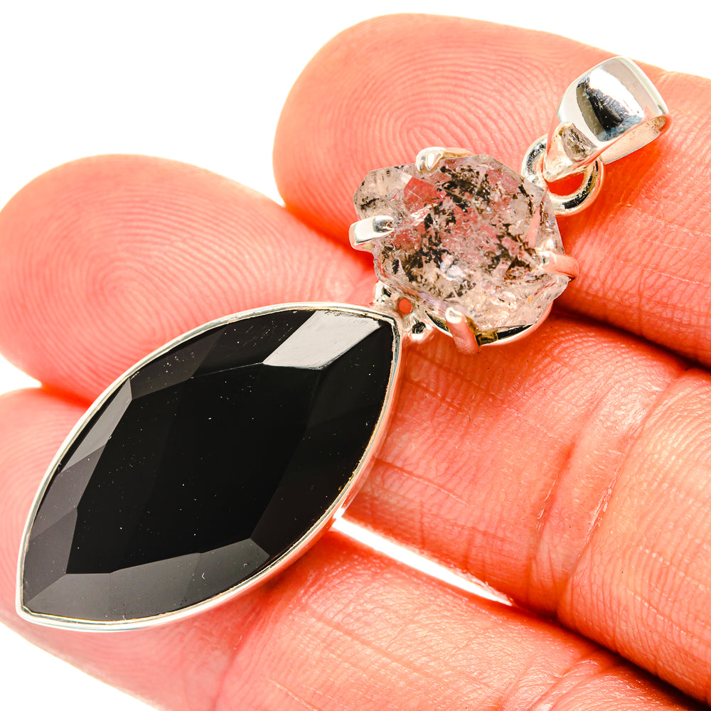 Black Onyx Pendants handcrafted by Ana Silver Co - PD27004