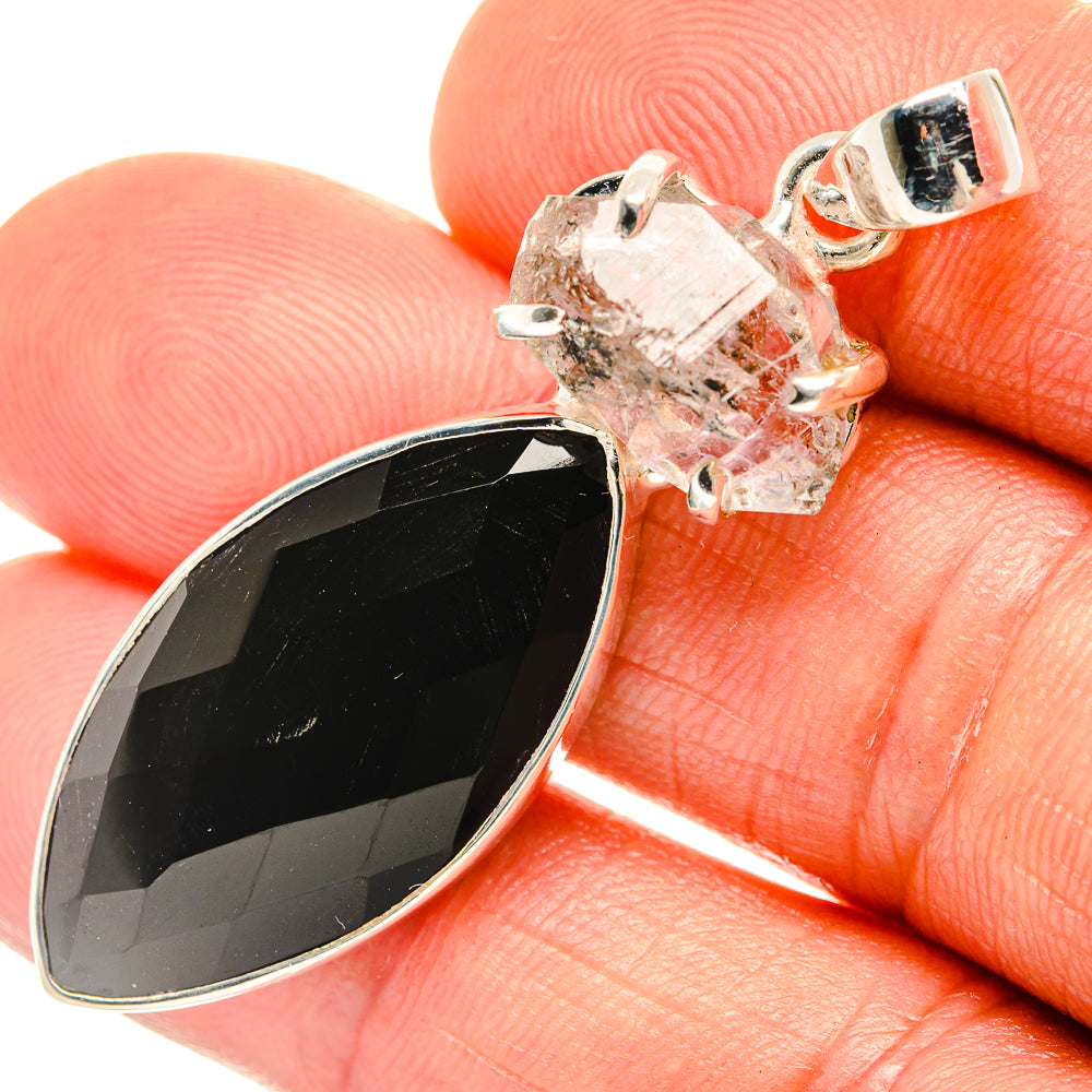 Black Onyx Pendants handcrafted by Ana Silver Co - PD27005