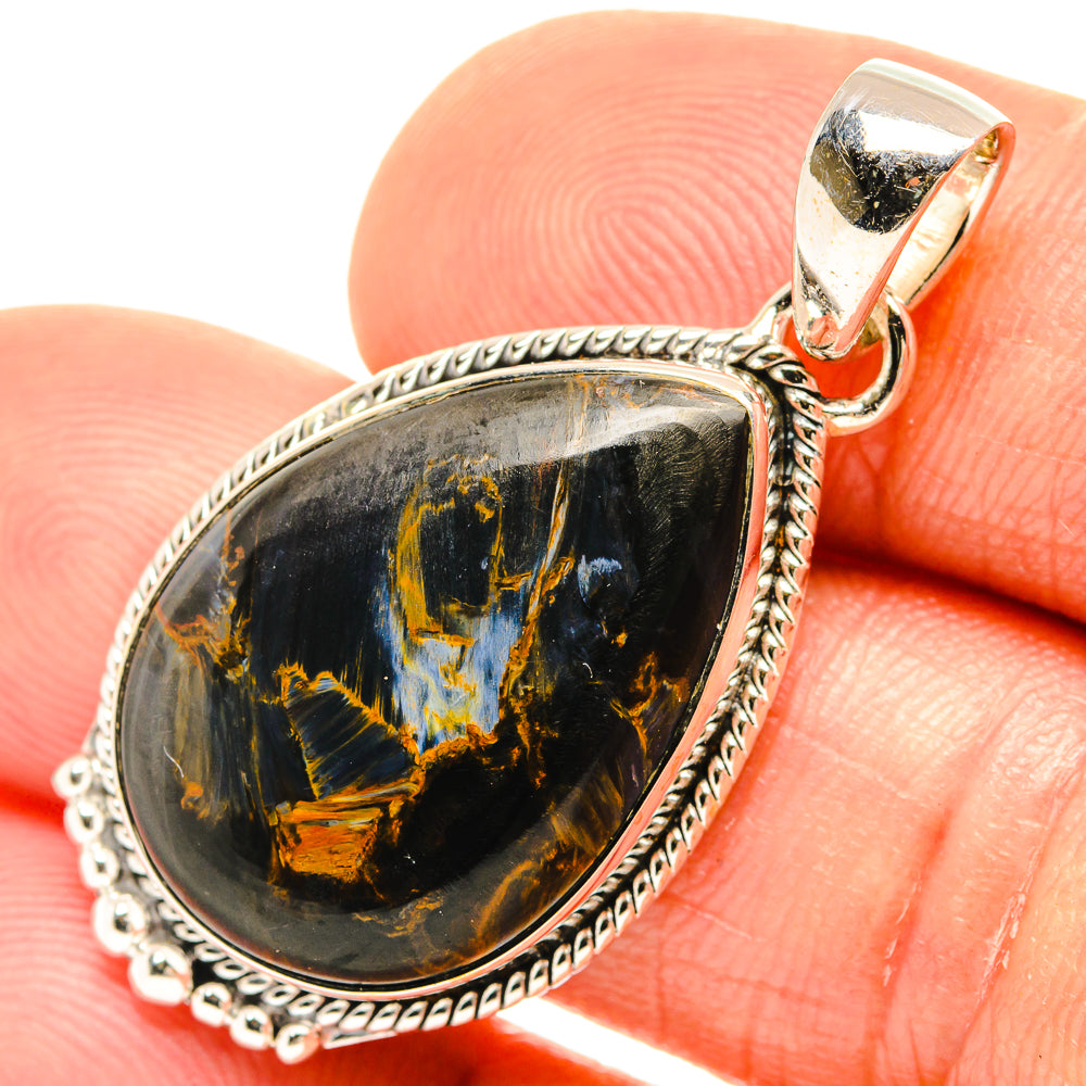 Pietersite Pendants handcrafted by Ana Silver Co - PD27066