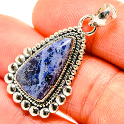 Sodalite Pendants handcrafted by Ana Silver Co - PD27068