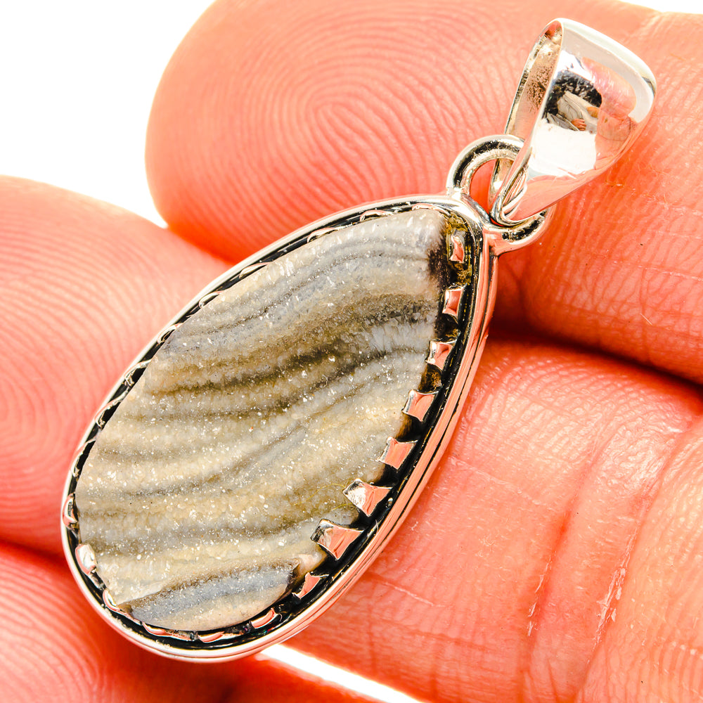 Desert Druzy Pendants handcrafted by Ana Silver Co - PD27069