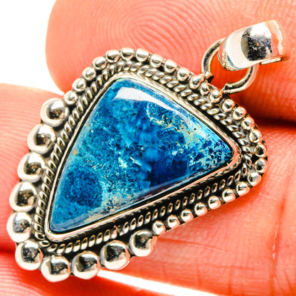 Chrysocolla Pendants handcrafted by Ana Silver Co - PD27073