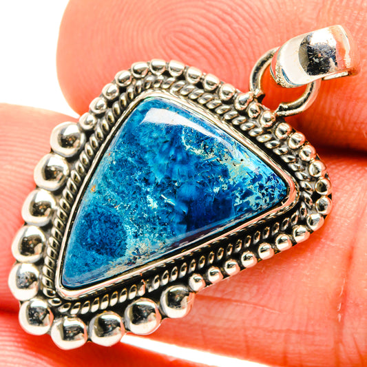 Chrysocolla Pendants handcrafted by Ana Silver Co - PD27073