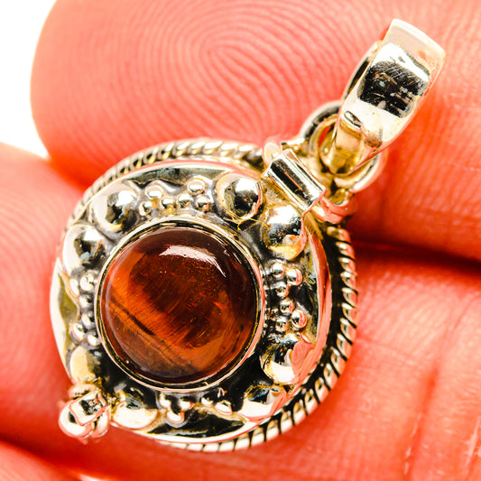 Red Tiger Eye Pendants handcrafted by Ana Silver Co - PD27080