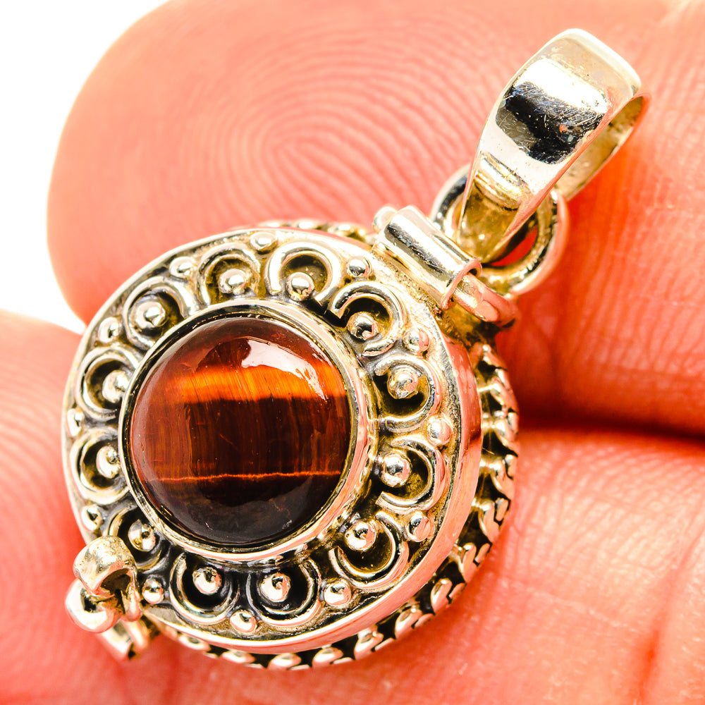 Red Tiger Eye Pendants handcrafted by Ana Silver Co - PD27089