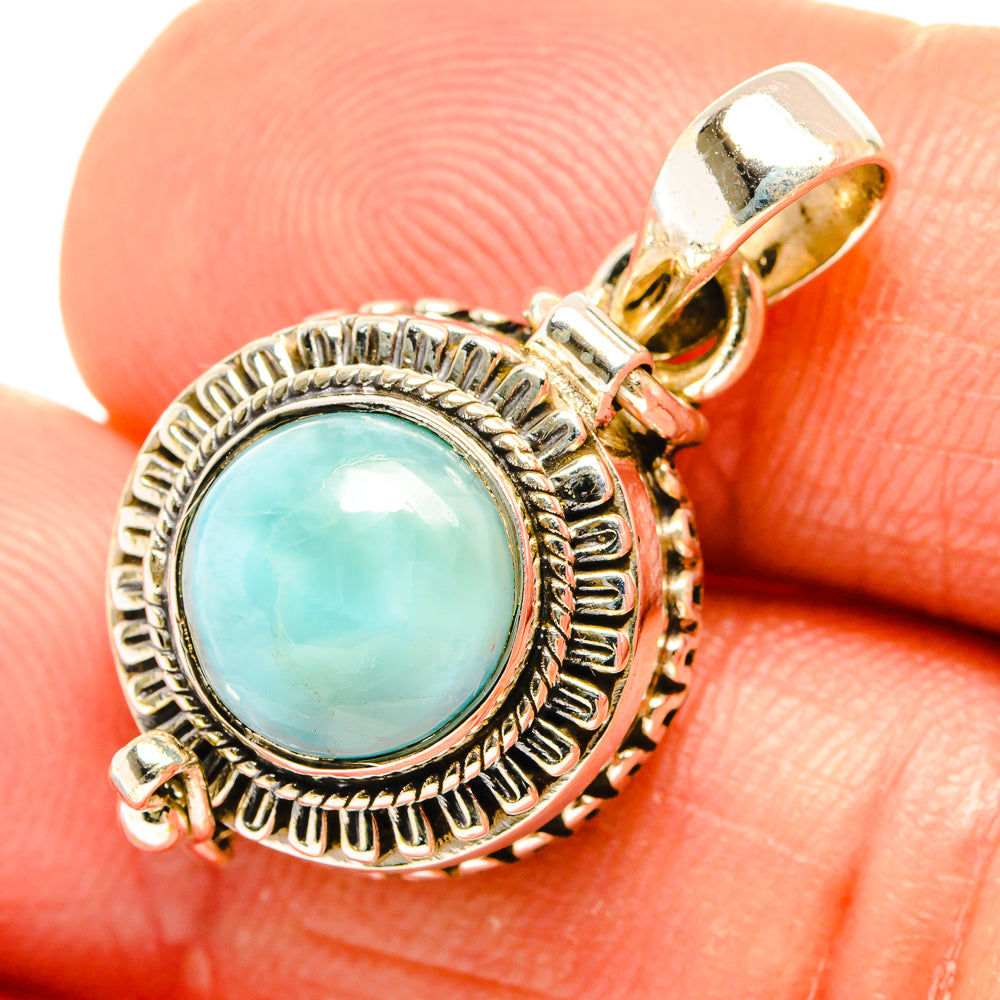 Larimar Pendants handcrafted by Ana Silver Co - PD27095