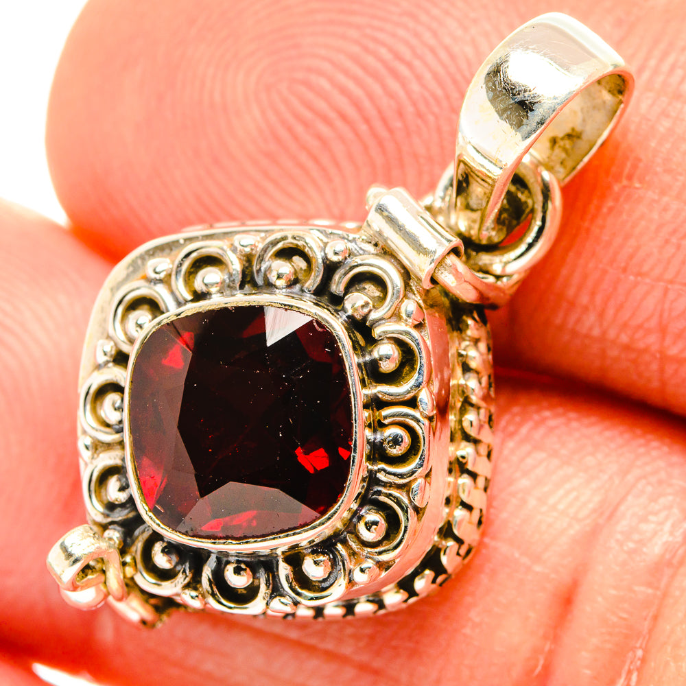 Garnet Pendants handcrafted by Ana Silver Co - PD27098
