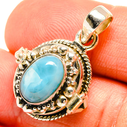 Larimar Pendants handcrafted by Ana Silver Co - PD27099