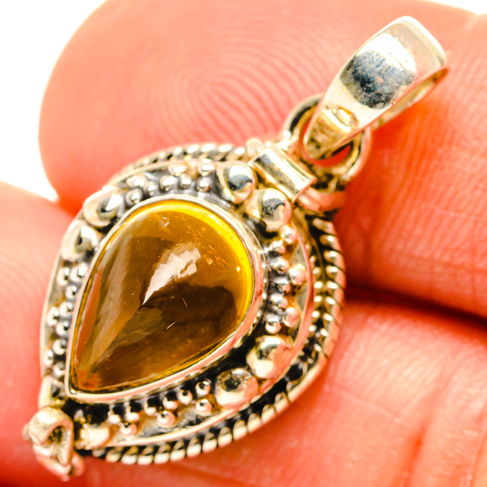 Citrine Pendants handcrafted by Ana Silver Co - PD27106