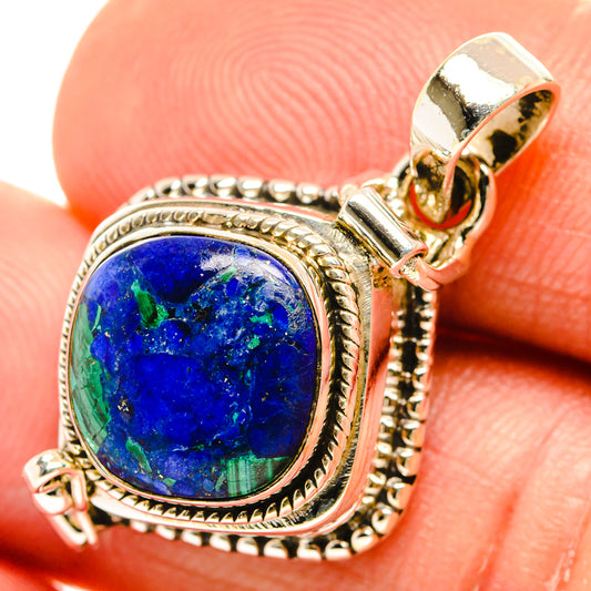 Azurite Pendants handcrafted by Ana Silver Co - PD27122
