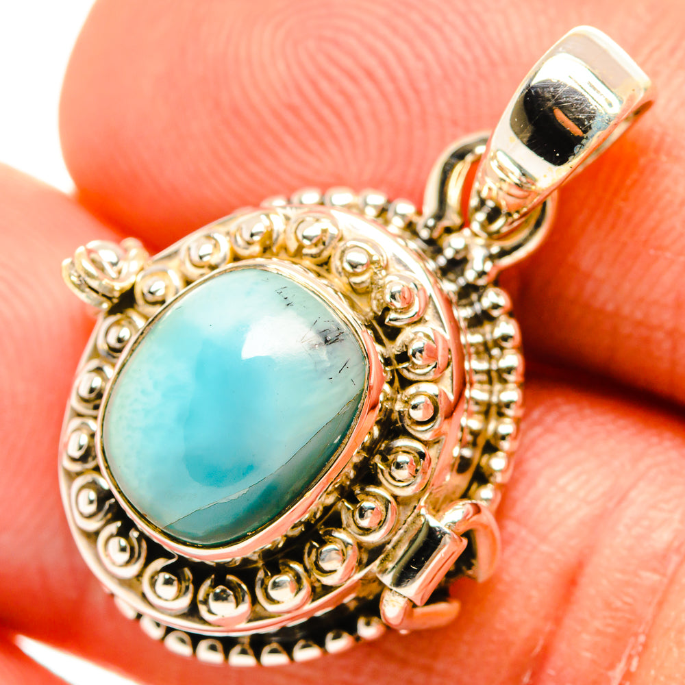Larimar Pendants handcrafted by Ana Silver Co - PD27125
