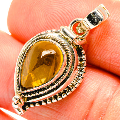 Citrine Pendants handcrafted by Ana Silver Co - PD27136