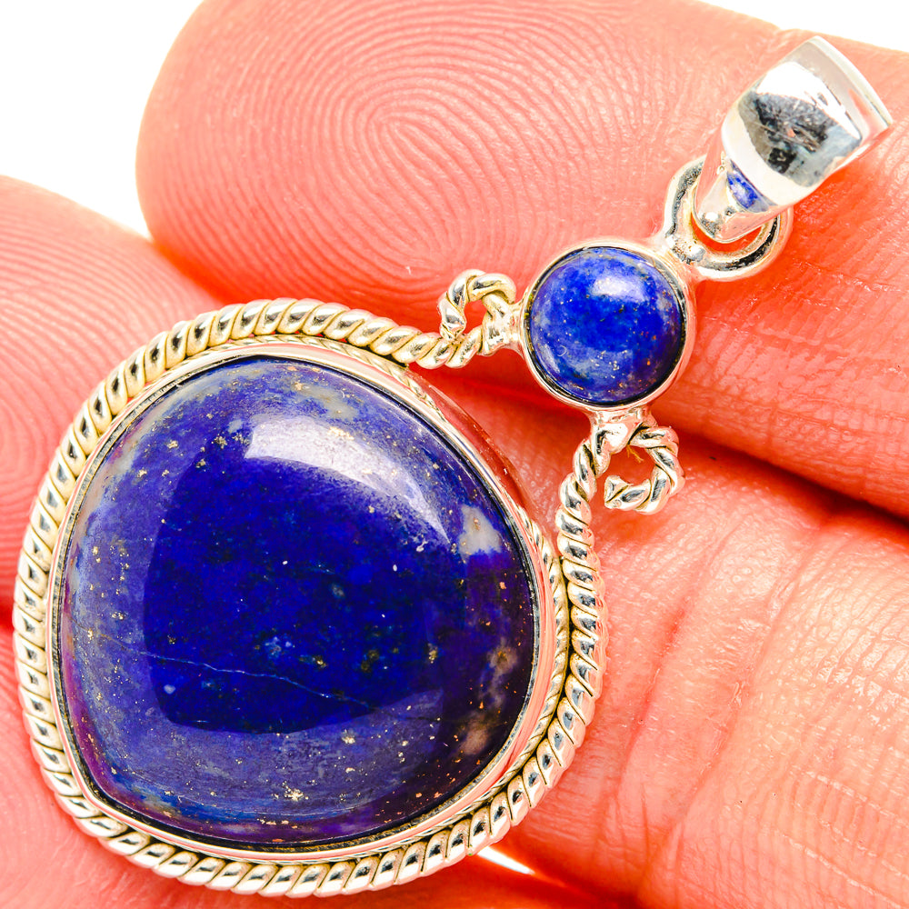 Lapis Lazuli Pendants handcrafted by Ana Silver Co - PD27139