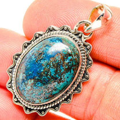 Shattuckite Pendants handcrafted by Ana Silver Co - PD27152
