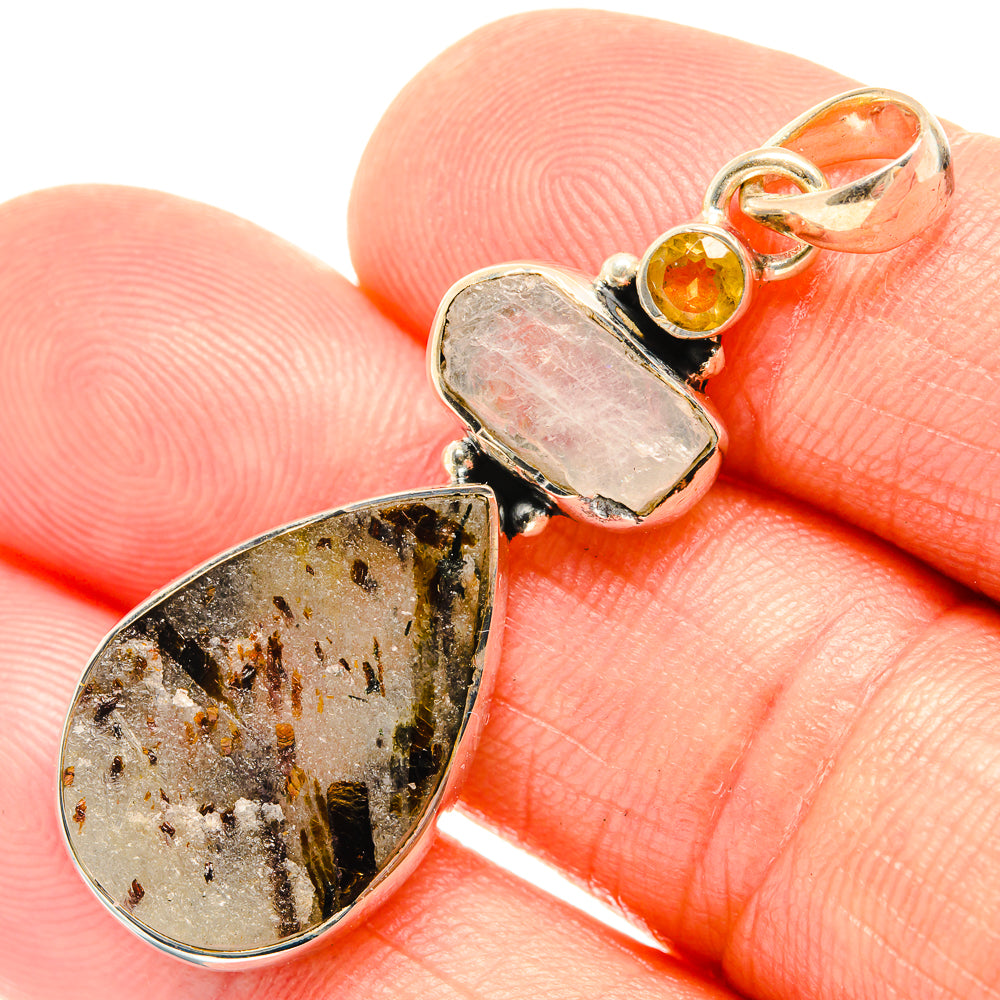 Astrophyllite Pendants handcrafted by Ana Silver Co - PD27155