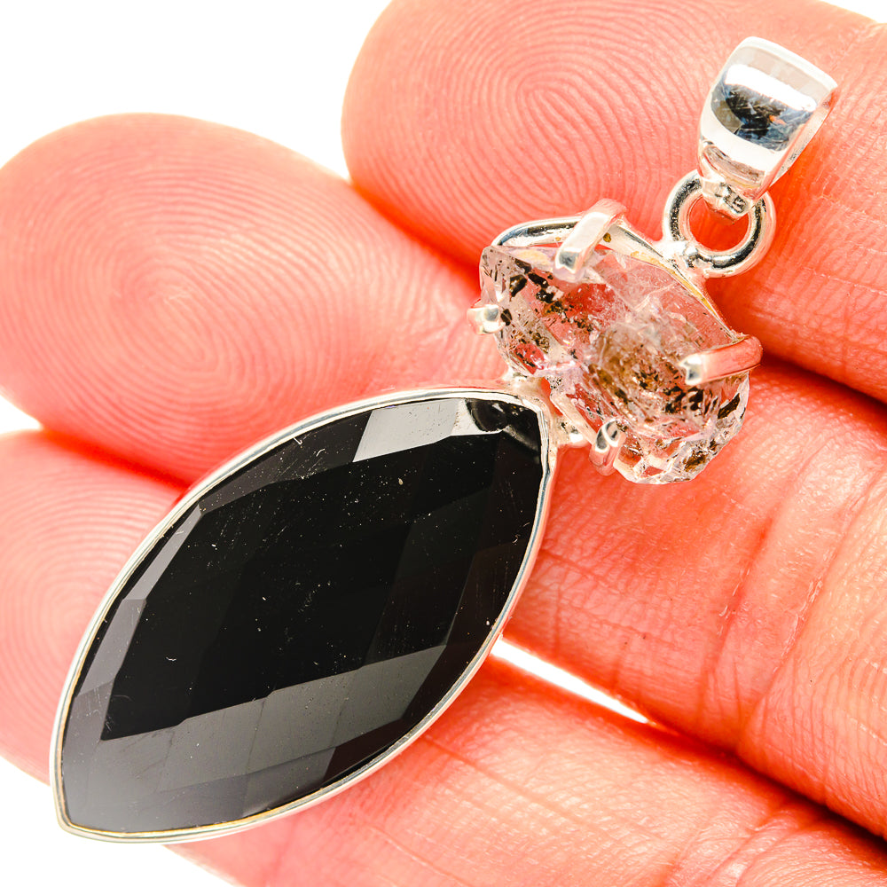 Black Onyx Pendants handcrafted by Ana Silver Co - PD27157