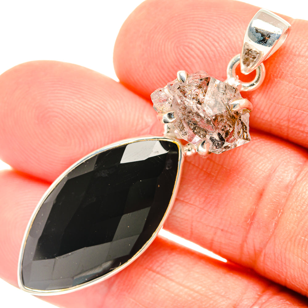 Black Onyx Pendants handcrafted by Ana Silver Co - PD27158