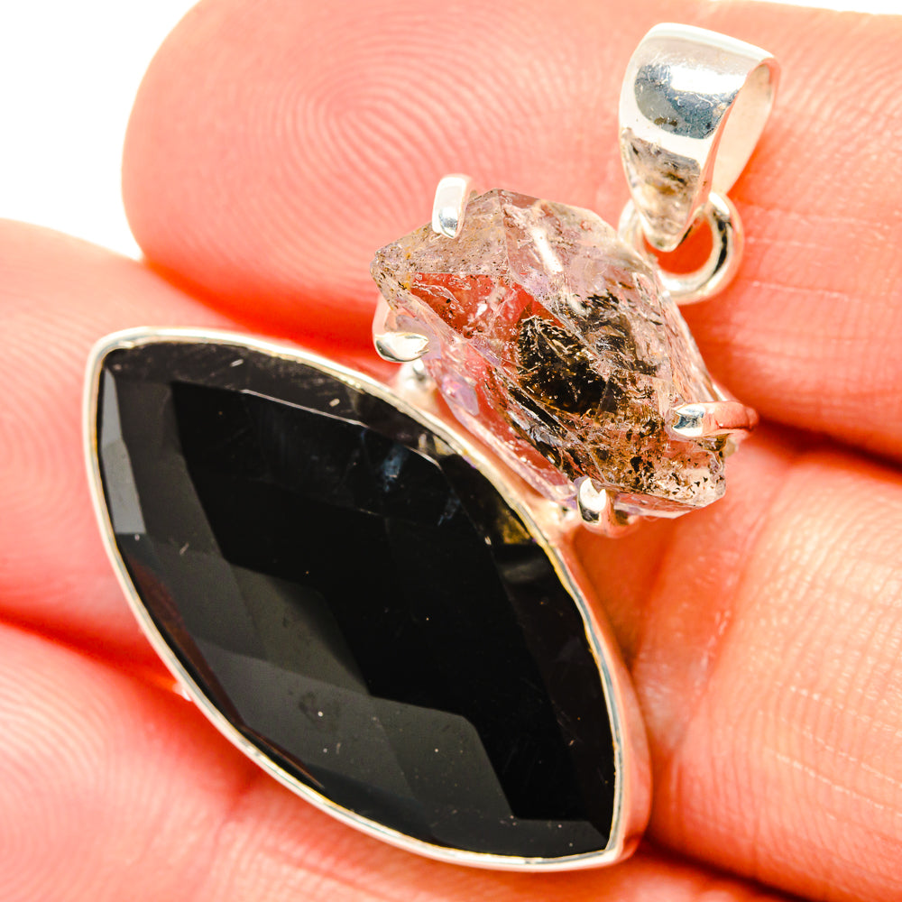 Black Onyx Pendants handcrafted by Ana Silver Co - PD27159